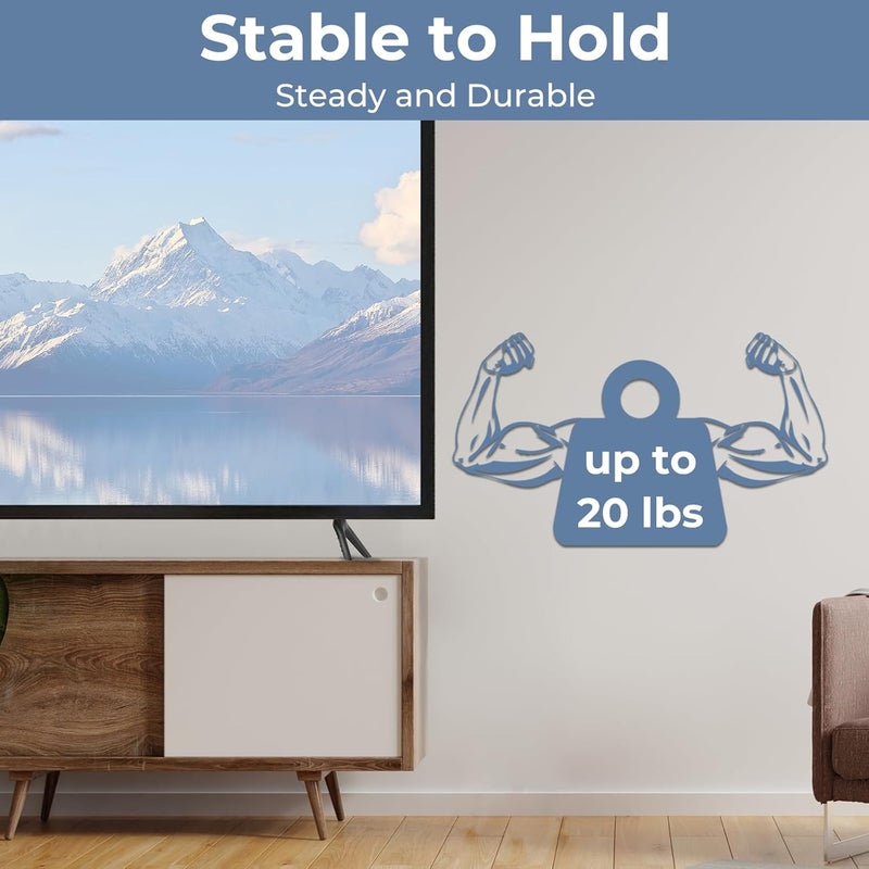 Maozhren TV Legs for Samsung TV Stand Legs, Only for Samsung 43in UN43CU7000, UN43CU7000FXZC, UN43CU7000FXZA, UN43TU8000, UN43TU8200, UN43TU8000FXZA, UN43TU8000FXZC, UN43TU8200FXZA, Not for Other Models - Image 4